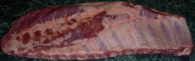Real raw pork bones
